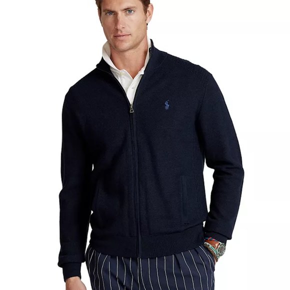 Polo Ralph Lauren Other - POLO RALPH LAUREN COTTON FULL-ZIP SWEATER